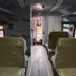 tempat duduk dari 106 seat per gerbong kereta menjadi 80 seat.