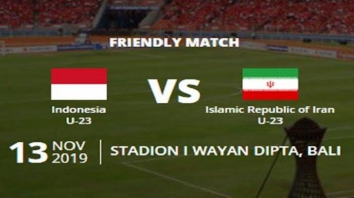 Friendly Match Indonesia U-23 vs Iran U-23.