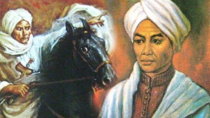 Ilustrasi Pangeran Diponegoro.