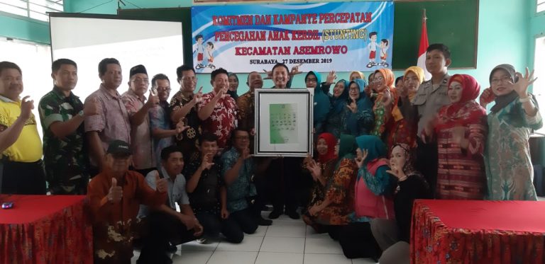 Camat Asemrowo Ajak Warganya Bersama sama Lawan Stunting