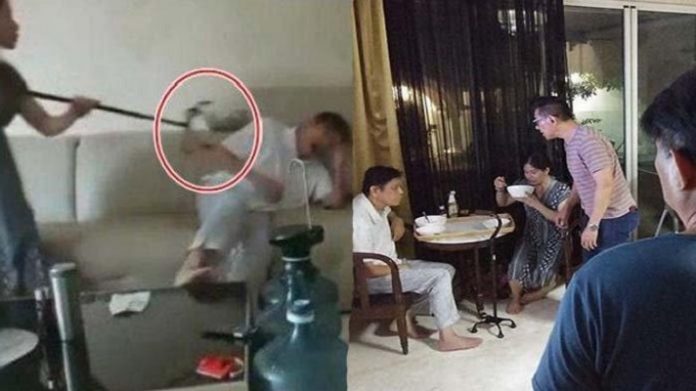 Viral, Istri Tega Pukuli Suami Penderita Stroke.