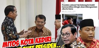 Mitos Wingit Akan Dilengserkan, Presiden Jokowi Dilarang ke Kediri.