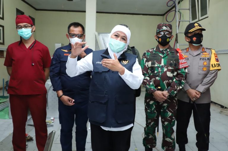 Khofifah: Alhamdulillah Kasus dan BOR COVID-19 Jatim Turun Di saat Testing Semakin Masif