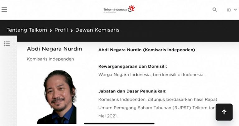 Abdee Slank Komisaris Telkom, Ini Faktanya