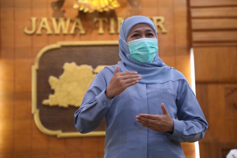 Peringatan May Day, Gubernur Khofifah Ajak Pekerja dan Pengusaha Kolaborasi Percepat Pemulihan Ekonomi Nasional