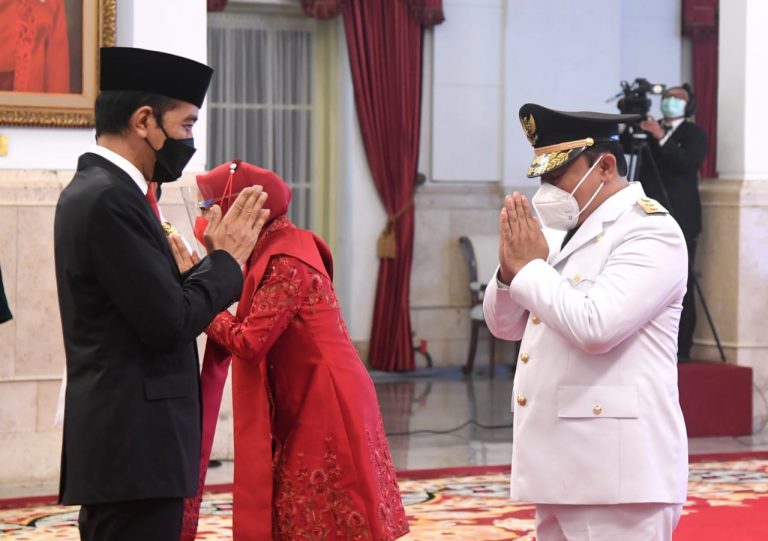 Presiden Resmi Lantik Gubernur dan Wakil Gubernur Kalimantan Tengah 2021-2024