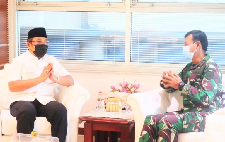 Perkuat Sinergitas, Wakil Ketua DPRD Jatim Sahat Simanjuntak Temui Pangkoarmada II