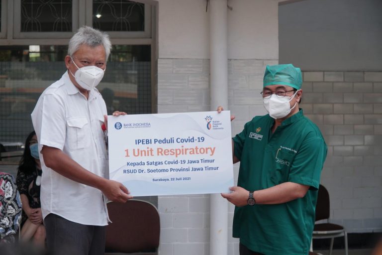 Bank Indonesia Bersama BMPD dan IPEBI Bantu Berikan 6 Alat HNFC Untuk RSUD Dr.Soetomo.