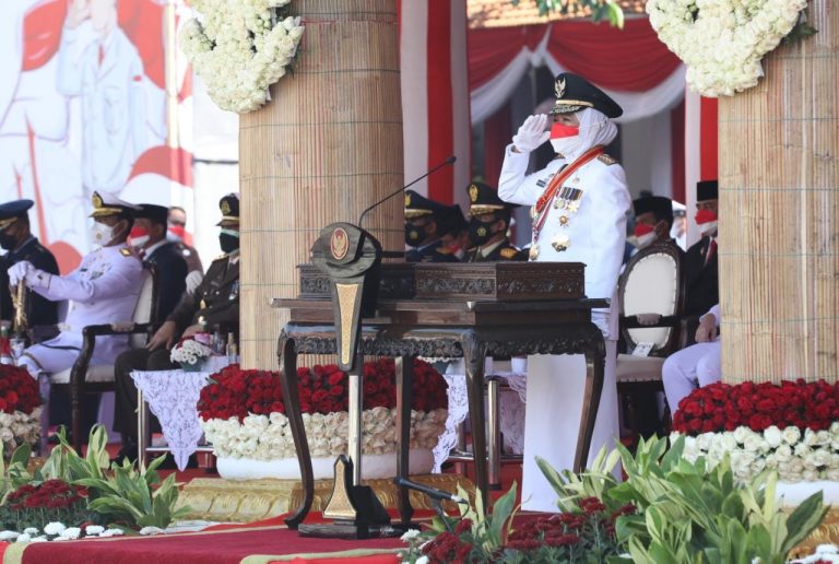 HUT ke-76 Kemerdekaan RI, Gubernur Khofifah: Momentum Jatim Bangkit  dan Merdeka dari Covid-19