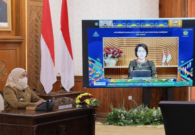 Menteri Keuangan Apresiasi Pemprov Jatim Raih WTP Lebih dari Lima Kali Bersama 26 kab/kota