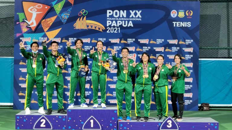 Jatim Sukses Sapu Bersih Emas Tenis PON XX Papua, LaNyalla Bangga