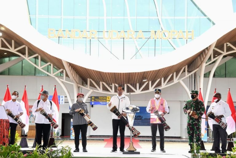 Bandara Mopah di Kabupaten Merauke diresmikan Presiden