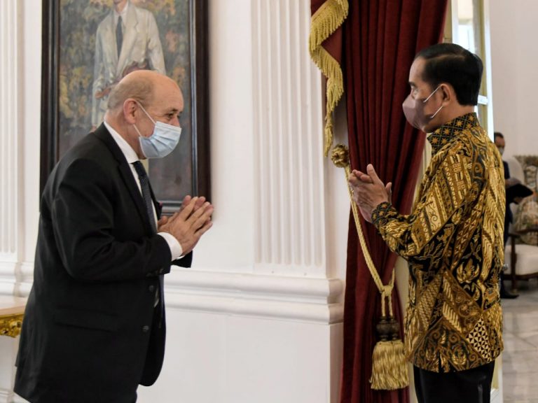 Bertemu Menlu Prancis, Presiden Jokowi Dorong Percepatan Indonesia-EU CEPA