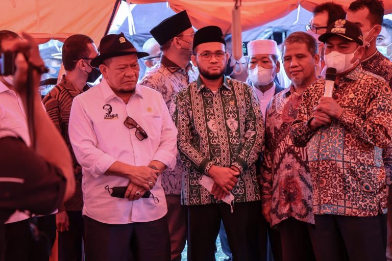 Kunker ke Sumut, LaNyalla Resmikan Asrama Tahfidz dan Kunjungi Korban Banjir Serdang Bedagai