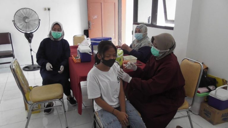 Polres Blitar Kota Mulai Gelar Vaksinasi Covid-19 untuk Anak Usia 6-11 Tahun