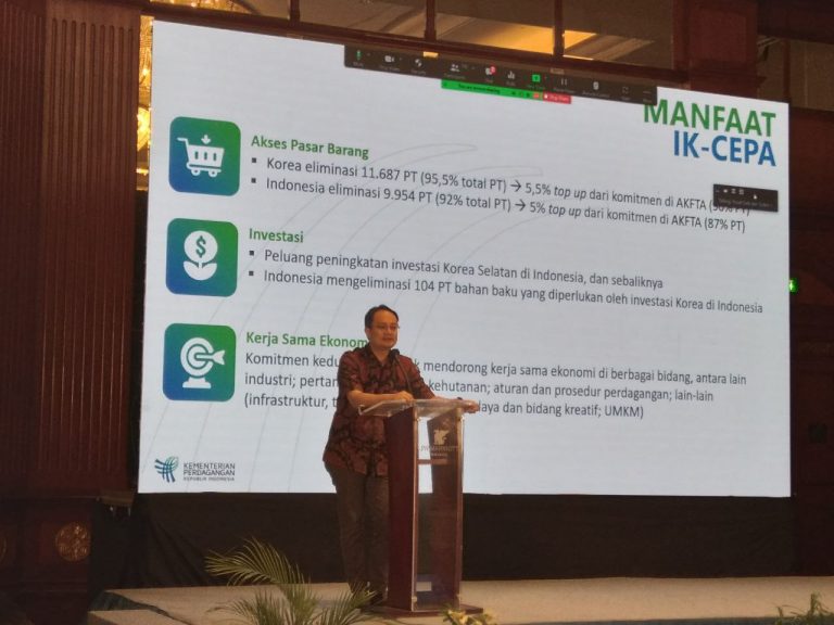 Sosialisasikan Hasil Perundingan IK-CEPA, Wamendag Ungkap Berbagai Produk hingga UMKM Gratis Masuk Korea