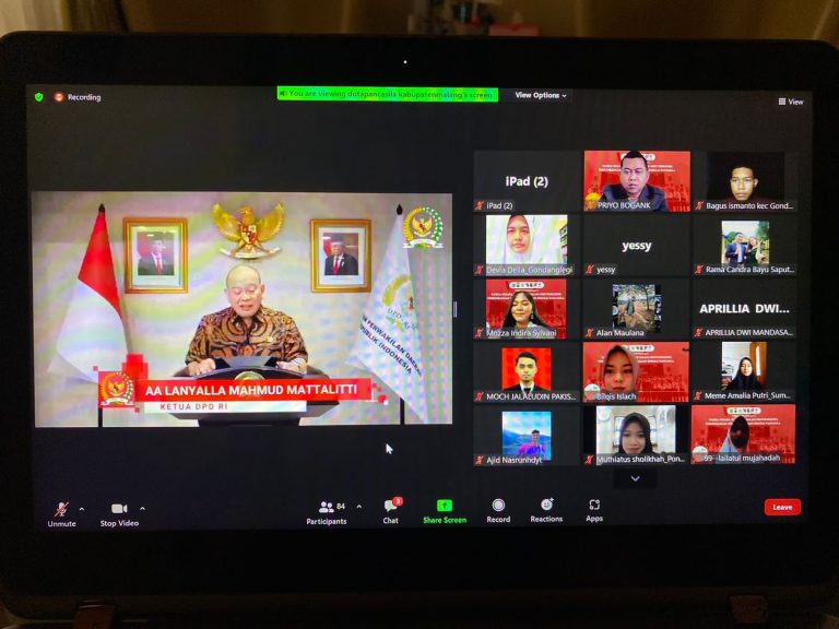 Kepada Duta Pancasila Kabupaten Malang, LaNyalla Sebut Pemahaman Pancasila Semakin Dangkal