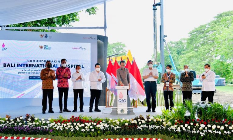 Groundbreaking RS Internasional Bali, Presiden Berharap WNI Tak Lagi Berobat ke Luar Negeri