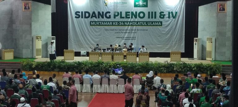 558 Muktamirin Gunakan Hak Suara Pemilihan Bakal Calon Ketum PBNU