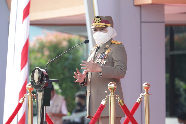 Peringati Bulan K3 Nasional, Gubernur Khofifah Tegaskan Komitmen Perlidungan Pekerja di Era Disrupsi Teknologi Digital