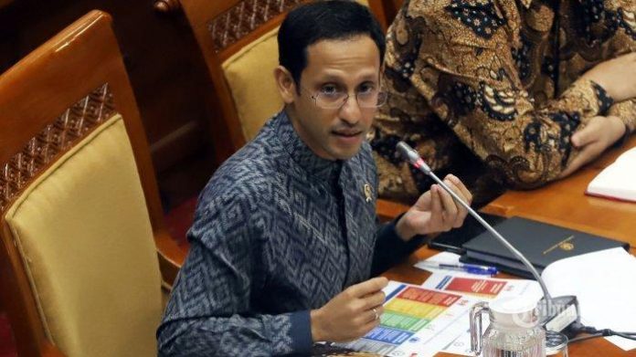 Menteri Pendidikan, Kebudayaan, Riset dan Teknologi (Mendikbudristek), Nadiem Anwar Makarim.
