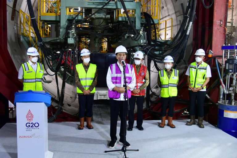Luncurkan TBM MRT Fase 2A, Presiden Dorong Keberlanjutan Transportasi Modern