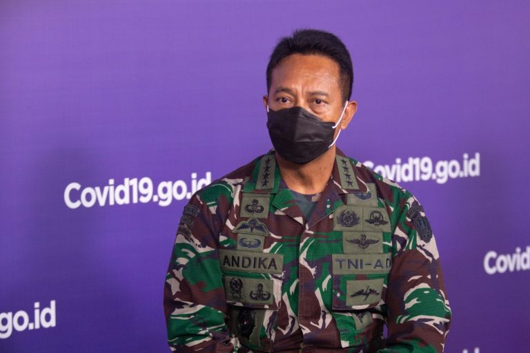 Panglima TNI Andika Perkasa Terpapar Covid-19