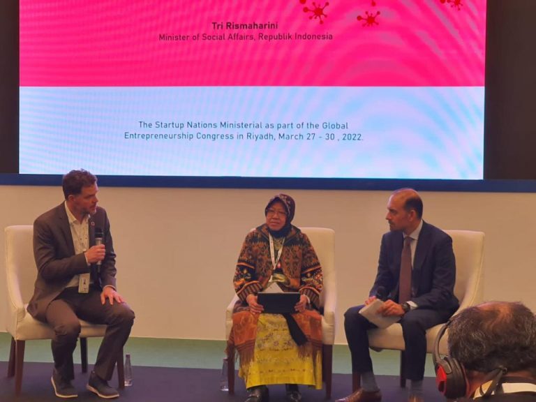 Di Kongres Kewirausahaan Global, Mensos Paparkan Inovasi Pemberdayaan Kelompok Rentan