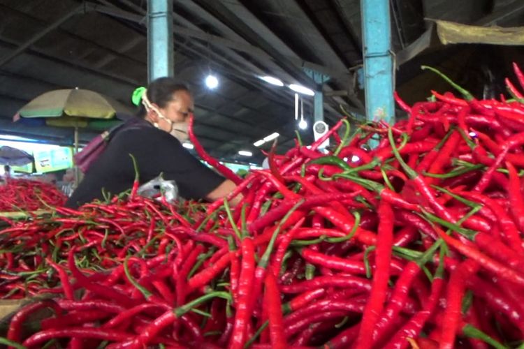 Jelang Lebaran, Harga Cabai Merah Capai Rp50 Ribu per Kg