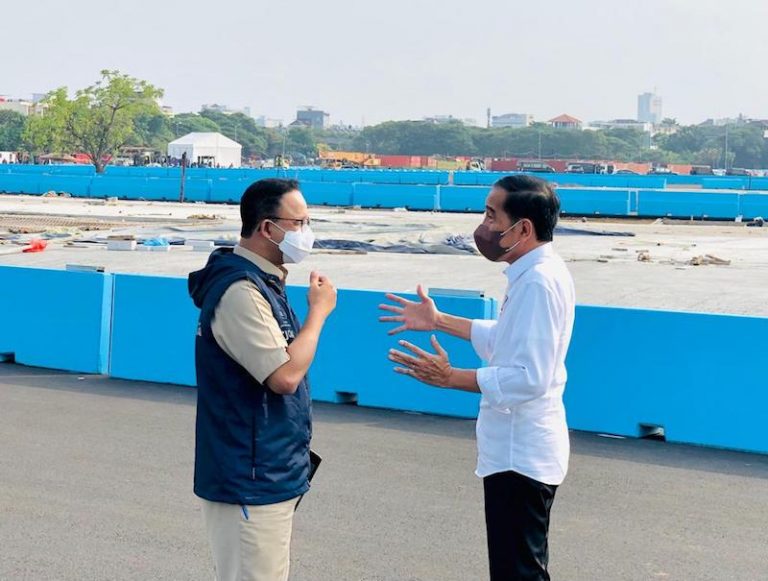 Jokowi Ajak Anies Cek Sirkuit Balap Formula E di Ancol