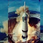 Peluncuran Misil Apollo 11.