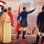 Jose de San Martin mendeklarasikan kemerdekaan Peru dari Spanyol.