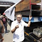 Zulkifli Hasan Lepas Ekspor Baja Struktur dan Plat Baja 3.800 Metrik Ton.