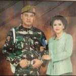 Kopda Muslimin dan istrinya Rina Wulandari