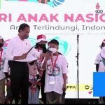 Presiden Jokowi Pamer Atraksi Sulap yang di Hari Anak Nasional 2022