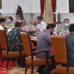 Presiden Jokowi Dorong Percepatan Vaksinasi Penguat bagi Masyarakat dan Jemaah Haji.