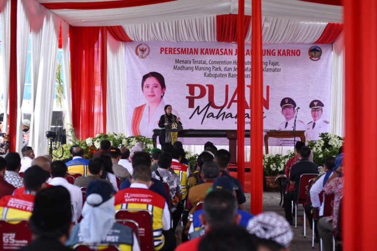 Puan: Kawasan Jalan Soekarno Harus Jadi Berkah Bagi Masyarakat Purwokerto