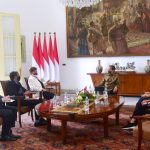 Presiden Joko Widodo menerima delegasi Dana Moneter Internasional (IMF) di Istana Kepresidenan Bogor, Jawa Barat (17/07/22) (Foto: Muchlis Jr – Biro Pers Sekretariat Presiden)