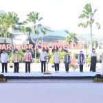 Presiden Jokowi resmikan perluasan Bandar Udara Komodo Labuan Bajo di Kabupaten Manggarai Barat (21/07/22) (Foto: Lukas – Biro Pers Sekretariat Presiden)