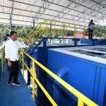 Presiden Joko Widodo resmikan SPAM Wae Mese II di Kabupaten Manggarai Barat, Provinsi Nusa Tenggara Timur (NTT) (22/07/22) (Foto: Lukas – Biro Pers Sekretariat Presiden)