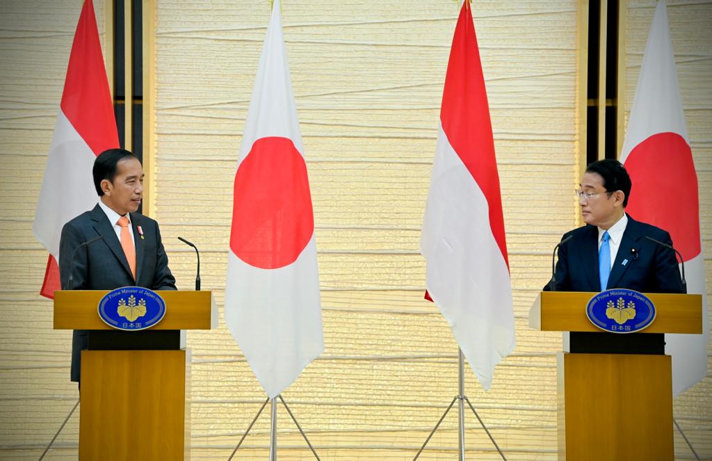 Presiden Jokowi dan PM Kishida sepakat perkuat perdagangan dan investasi antara kedua negara. dalam pertemuannya di Kantor Perdana Menteri Jepang, pada Rabu pagi (27/07/22)