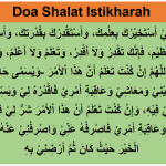 Doa Shalat Istikharah.