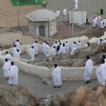 Jamaah haji saat wukuf di Arafah