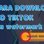Cara Download Video TikTok Tanpa Watermark, Mudah dan Cepat