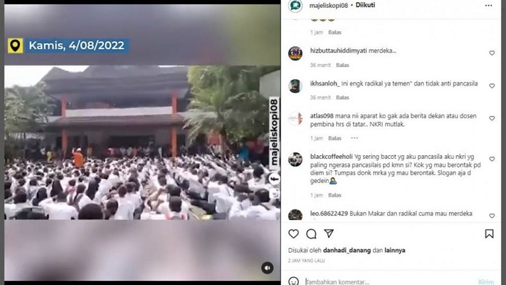 Viral Video Yel-yel Papua Merdeka Saat Ospek Universitas Cenderawasih