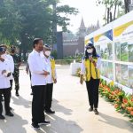 Presiden Jokowi Tinjau Progres Renovasi TMII