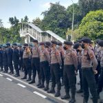 Selama Masa Pendaftaran Pemilu 2024, KPU Dijaga Ratusan Polisi