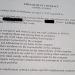 ilustrasi penipuan kontrak kerja