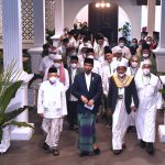 Presiden Jokowi hadiri zikir dan doa kebangsaan untuk mengawali rangkaian Peringatan Hari Ulang Tahun (HUT) ke-77 Kemerdekaan Republik Indonesia di halaman Istana Merdeka, Jakarta (01/08/22) (Foto: Kris – Biro Pers Sekretariat Presiden)