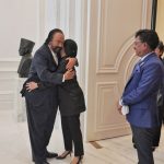 Ketua DPP PDIP, Puan Maharani menemui Ketua Umum (Ketum) Partai NasDem, Surya Paloh di NasDem Tower, Jalan RP. Soeroso, Jakarta Pusat (22/08/22)